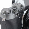 Picture of Foto&Tech Soft Shutter Release Button Compatible with Fuji Fujifilm X-T5 X-T4 X-T3 X-T30 X-T30 II X-T20 X-PRO3 X100V X100F X-E4 X-E3 RX1R II RX10 IV III Leica M10 M9 Nikon Df F3 (4 Pcs, RD+BK+GD+GR)