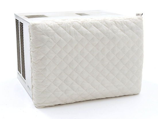 Picture of Covermates Monitor Cover - Light Weight Material, Weather Resistant, TV Covers, 28W x 2.5D x 20H, Cream