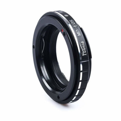 Picture of Runshuangyu 9th Gen AF Confirm MD/MC-EOS Adapter Ring, for Minolta MD MC Lens to Canon EOS EF EF-S Mount, Camera Mark II III 5D 5D2 5D3 7D 6D 80D 70D 60D 800D 760D 750D 700D 650D 3000D 1500D 1200D