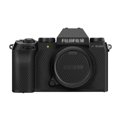 Picture of Anti-Scratch Anti-Wear Camera Skin Cover Protector Film for Fuji Fujifilm X-S20 XS20 Mirrorless Camera Body Protective Decoration Sticker - Woven Black