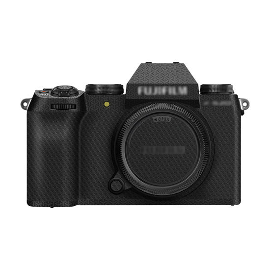 Picture of Anti-Scratch Anti-Wear Camera Skin Cover Protector Film for Fuji Fujifilm X-S20 XS20 Mirrorless Camera Body Protective Decoration Sticker - Woven Black
