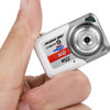 Picture of Bewinner Digital Camera 58g Ultra Mini Size - Fashionable Pocket Keychain Camera with 32g TF Card Port, 1280x960 Video & 1280x1024 Photo Resolution Mini DV for Kid‘s Gifts (Silver Gray)
