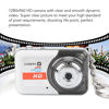 Picture of Bewinner Digital Camera 58g Ultra Mini Size - Fashionable Pocket Keychain Camera with 32g TF Card Port, 1280x960 Video & 1280x1024 Photo Resolution Mini DV for Kid‘s Gifts (Silver Gray)