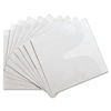 Picture of Compucessory 26555 Self-Adhesive CD Holders Polypropylene 50/PK White