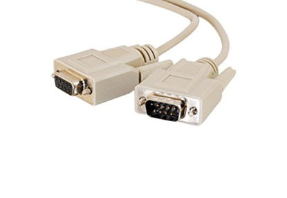 Picture of C2G 02713 DB9 M/F Serial RS232 Extension Cable, Beige (15 Feet, 4.57 Meters)