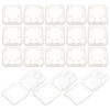Picture of SOLUSTRE 24pcs Memory Card Storage Box Plastic Organizer Box Clear Container with Lid to Go Containers with Lids Single Sdxc Cards Holder Transparent Cards Container Camera Transparent