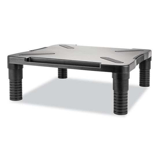 Picture of Innovera IVR55010 13.13 in. x 13.5 in. x 4 in. Single Level Monitor Riser - Black