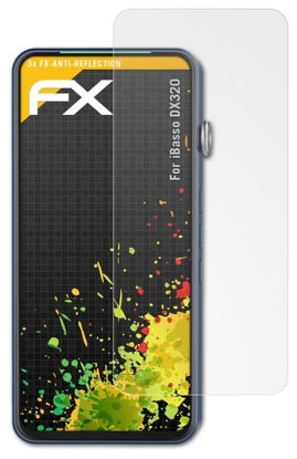 Picture of atFoliX Screen Protector compatible with iBasso DX320 Screen Protection Film, anti-reflective and shock-absorbing FX Protector Film (3X)