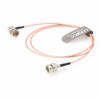 Picture of SZRMCC SDI Video Cable BNC to Right Angle BNC Male 3G HD SDI Cable RG179 75ohm Slim Flex Coaxial RF Cable for ARRI RED Blackmagic Cameras Atomos SmallHD Monitor (2m)