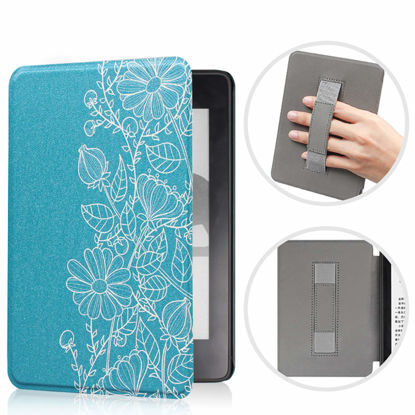 Picture of SCSVPN Kindle Case 10th Generation 2019 (Model No.: J9G29R) with Hand Strap - Slim Durable PU Leather Cover Fits 6'' Kindle (10th Gen - 2019 Release ONLY, not fit Kindle Paperwhite or Kindle Oasis)