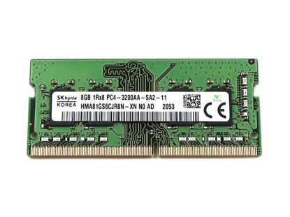 Picture of SK Hynix 8GB SODIMM DDR4 3200 PC4 3200AA 1Rx8 HMA81GS6CJR8N-XN Laptop RAM Memory SO-DIMM for Dell HP Lenovo and Other Systems
