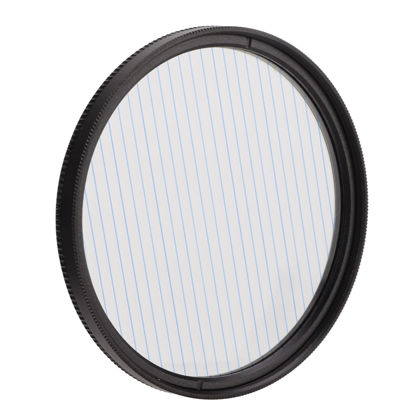 Picture of ciciglow Blue Streak Filter, 62mm/67mm/72mm/77mm Anamorphic Light Effect Filter for Lens, Anamorphic Optical Glass with Rotating Frame, for DSLR Cinematice Video(62mm)