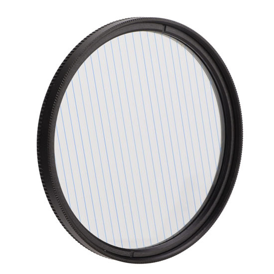Picture of ciciglow Blue Streak Filter, 62mm/67mm/72mm/77mm Anamorphic Light Effect Filter for Lens, Anamorphic Optical Glass with Rotating Frame, for DSLR Cinematice Video(62mm)