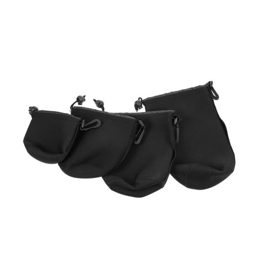 Picture of SHOWERORO 4pcs Lens Barrel Storage Bag Camera Lens Hard Case Camera Lens Case Camera Body Pouch Hanging Camera Lens Holder Flex Shot Slr Camera Lens Bag Neoprene Box