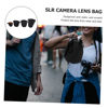 Picture of SHOWERORO 4pcs Lens Barrel Storage Bag Camera Lens Hard Case Camera Lens Case Camera Body Pouch Hanging Camera Lens Holder Flex Shot Slr Camera Lens Bag Neoprene Box