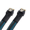 Picture of Cablecc PCI-E Slimline SAS 4.0 SFF-8654 4i 38pin Host to SFF-8654 Slim SAS Target Cable 50cm