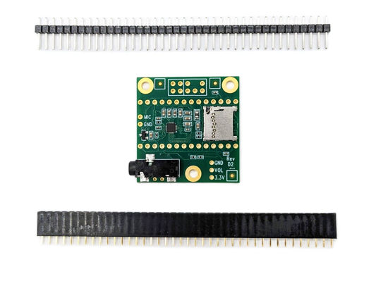 Picture of Teensy Audio Adapter Shield 4.0 for Teensy 4.0 and Teensy 4.1 Microcontrollers w/Male & Female Headers