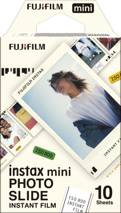 Picture of instax Mini Film, Photo Slide Border Design, 10 Shot Pack for use with All instax Mini Series Instant Cameras and Printers
