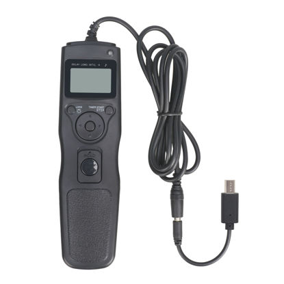 Picture of FocusFoto LCD Timer Remote Control Shutter Release Cable Cord S2 for Sony A58 NEX-3NL A7 A7M2 A7R2 A7II A7III A7RIII A7SIII A3000 A5000 A6000 A6300 A6500 HX60 HX300 HX400 HX50V RX100II RX100III Camera