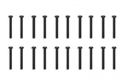 Picture of EKWB EK-Loop Phillips Head Screw Set, M4x30mm, Black, 20-pack