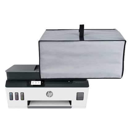 Picture of Printer Cover Anti-Static Heavy Duty Heat-resistant Waterproof Dust Protective Printer Cover Case for HP Smart Tank Plus 651 Wireless All-in-One Printer/ HP ENVY Inspire 7955e Wireless Printer (Grey)