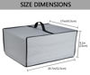 Picture of Printer Cover Anti-Static Heavy Duty Heat-resistant Waterproof Dust Protective Printer Cover Case for HP Smart Tank Plus 651 Wireless All-in-One Printer/ HP ENVY Inspire 7955e Wireless Printer (Grey)