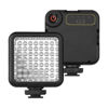 Picture of QIUNI IR49S Mini IR Night Vision Light Infrared Photography Light for Video Camera Camcorder Built-in Rechargeable Battery with 3 Cold Shoe Mount for Vlog Video Recording