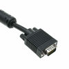 Picture of CableWholesale VGA Extension Cable SVGA Male to Female HD15 Male to HD15 Female Double Shielded Monitor Video Coaxial Cable with Ferrite core for PC Laptop Projector Video, Black, 25 feet