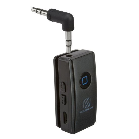 Picture of Scosche BTR3-SP BTFREQ Universal Bluetooth Wireless Audio Streaming and Handsfree Calling Receiver, Connect to Earbuds, Headphones, Car Stereo, Black