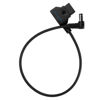 Picture of KONDOR BLUE 15" D-Tap to DC Right Angle Straight Cable (5.5 x 2.5mm) (Canon C70/Atomos) (Raven Black)