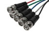 Picture of AYA 10Ft (10 Feet) Coaxial HD15 VGA to 5 BNC RGBHV Male to Male Cable with Ferrites