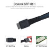 Picture of LetLinkSo Oculink Cable PCIe 4.0 SFF-8611 4i Male Extension Cable for Oculink eGPU onexGPU Mini PC SSD, 1.6 feet (50 cm)