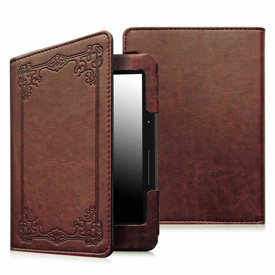 Picture of Fintie Folio Case for 6" Kindle Paperwhite 2012-2017 (Model No. EY21 & DP75SDI) - Book Style Vegan Leather Shockproof Cover with Auto Sleep/Wake (Not Fit Paperwhite 10th & 11th Gen), Vintage Bronze