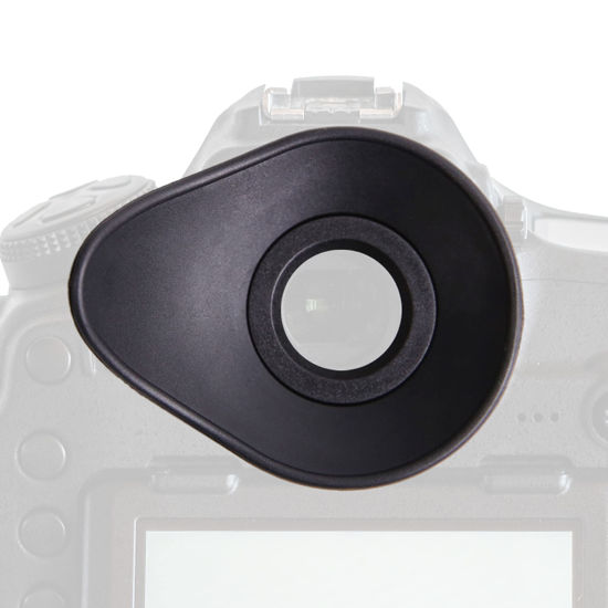 Picture of Foto&Tech Oval Soft Rubber EF Eyecup, Eye Cup Cover Eyepiece Viewfinder Compatible with Canon 6D Mark II 6D 5D Mark II 5D T7 T6 T5 T7i T6s T6i T5i T4i XSi SL2 SL1 80D 77D 70D 50D 40D 60Da