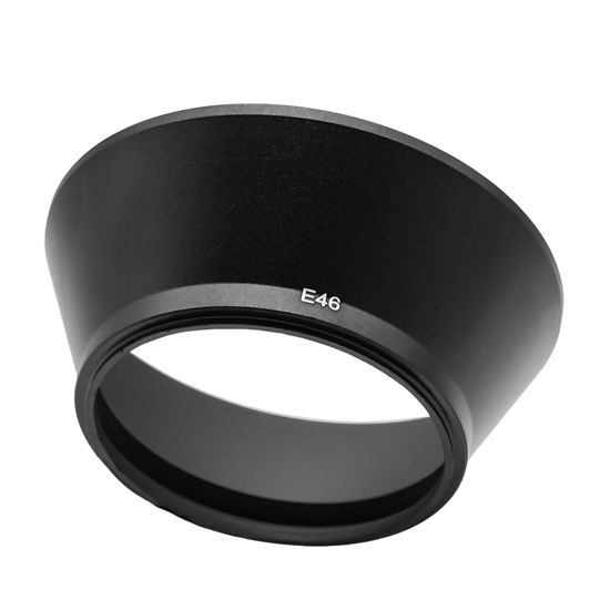 Picture of LingoFoto E46 Lens Hood Shade for Leica Summarit-M 50mm F/2.4,for Leica Summilux-M 50mm F/1.4 ASPH. II Lens 46mm Metal Screw-in Lens Shade (Black)