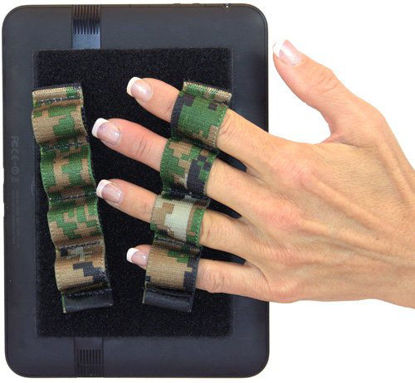 Picture of LAZY-HANDS 4-Loop Grips (x2 Grips) for e-Readers - XL (Camouflage)