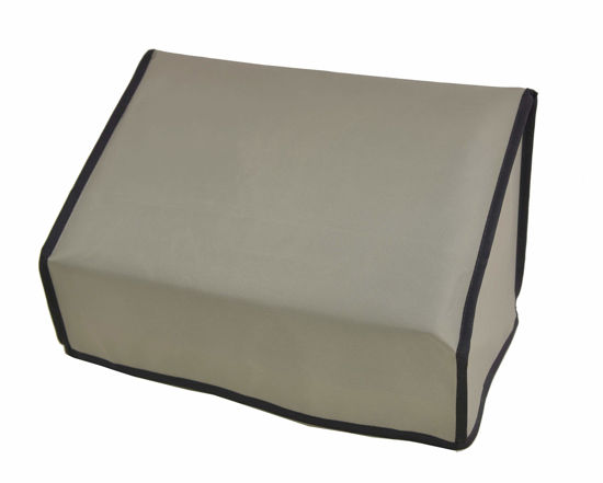 Picture of Comp Bind Technology Dust Cover Compatible with Epson FastFoto FF-680W Wireless Photo Scanner, Silver Nylon Anti-Static Cover Dimensions11.8''W x 6.7''D x 6.9''H