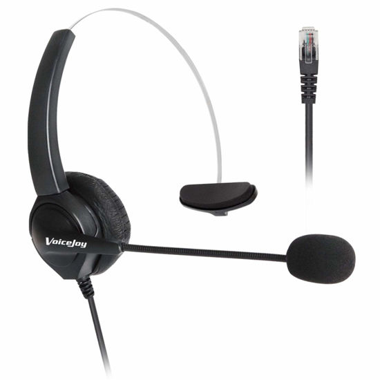 Picture of VoiceJoy Office Headset Headphones Only for Cisco IP Phones 7940 7960 7970 7962 7975 7961 7971 7960 8841 8845 etc