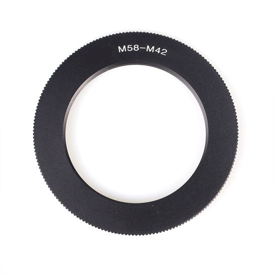 Picture of SHUDKBNX for pixco for Macro M58 58mm Lens to M42 Screw Mount Camera Adapter M58-M42 Adapter Ring