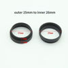 Picture of Microscope Accessories Kit M25/M26/M27/M42 RMS Thread Adapter Rings Objective Lens Converter Camera Adapters Microscope Slides (Color : 25MM to 26MM)