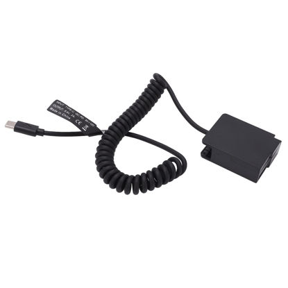 Picture of Dummy Battery Power Adapter, DMW DCC8 Full Decoded Type C Coupler Adapter, DC Fake Battery for FZ200 FZ300 FZ1000 FZ2000 FZ2500 G5 G6 G7 G80 G81 G85 GX8 G90 G91 G95 G99 for Sigma FP Camera