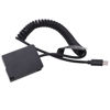 Picture of Dummy Battery Power Adapter, DMW DCC8 Full Decoded Type C Coupler Adapter, DC Fake Battery for FZ200 FZ300 FZ1000 FZ2000 FZ2500 G5 G6 G7 G80 G81 G85 GX8 G90 G91 G95 G99 for Sigma FP Camera