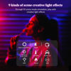 Picture of Andoer RGB Video Lights, LED Camera Light Mini Photography Lamp Dimmable LED Light Portable Vlog Light with 1200mAh Battery USB Charging Port 3 Cold Shoes 70 LED Beads 3000K-9000K Color Temperature
