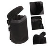 Picture of PartyKindom 2pcs Camera Lens Bag Camera Len Protector Water Resistant Camera Lens Case Lens Filter Case Shockproof Lens Case Camera Video Lens Storage Bag 210d Fiber Cloth Profession Appendix