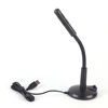 Picture of USB Computer Microphone, Plug &Play Desktop Omnidirectional Condenser PC Laptop Mic, Mute Button Mini Gooseneck Microphone for Gaming Singing Streaming Recording