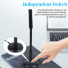 Picture of USB Computer Microphone, Plug &Play Desktop Omnidirectional Condenser PC Laptop Mic, Mute Button Mini Gooseneck Microphone for Gaming Singing Streaming Recording