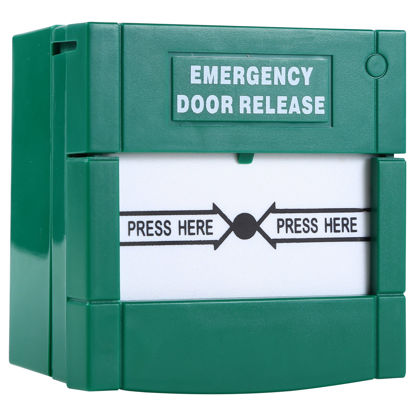 Picture of UHPPOTE Resettable Break Glass Fire Emergency Exit Release Button for Exit Door