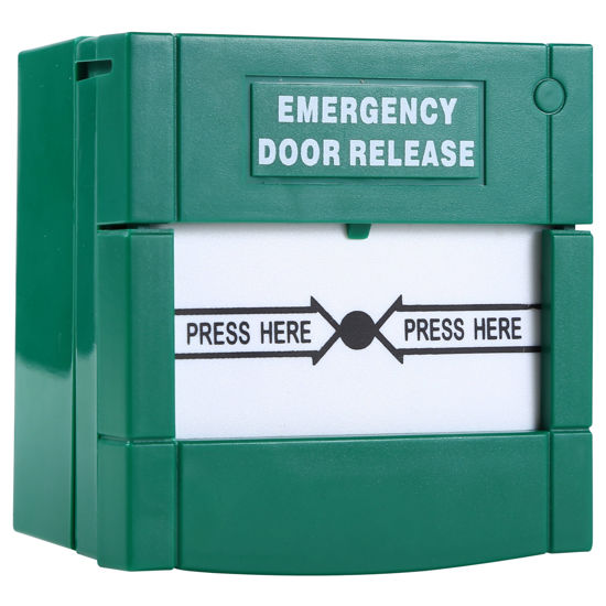 Picture of UHPPOTE Resettable Break Glass Fire Emergency Exit Release Button for Exit Door