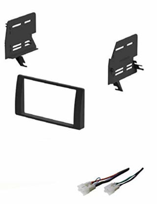 Picture of ASC Audio Car Stereo Dash Install Kit and Wire Harness for Installing an Aftermarket Double Din Radio for 2002 2003 2004 2005 2006 Toyota Camry - No Factory Premium Amp - No Factory NAV