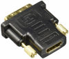 Picture of Rocstor Y10C126-B1 Premium HDMI to DVI-D Video Cable Adapter - F/M - 1 x HDMI Female Digital Audio/Video - 1 x DVI-D Male Digital Video F/M, Black